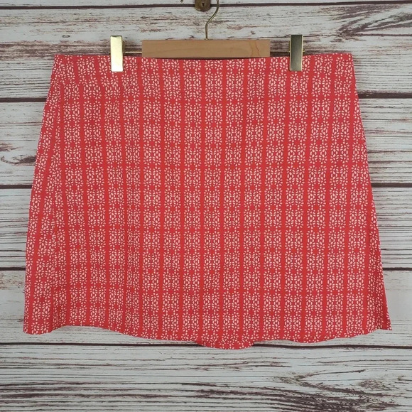 Ripskirt Hawaii Dresses & Skirts - RipSkirt Womens Large Style 1 Red/White "Sunflower Seeds" Short Wrap Skirt